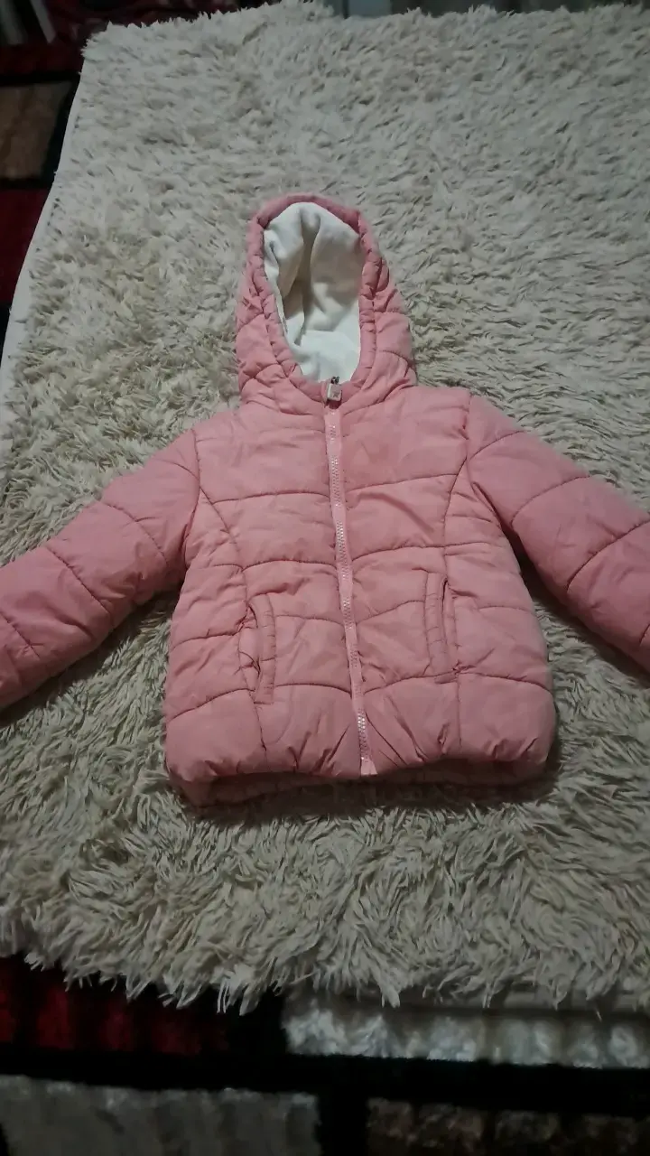 Vestido infantil rosa con zapatos a juego - 5