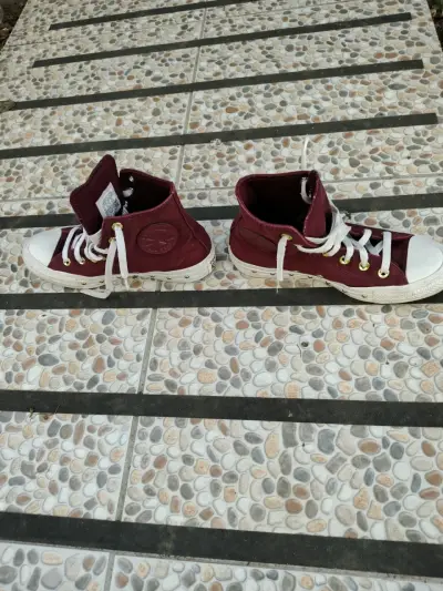 Zapatillas converse burdeos caña alta - miniatura 4
