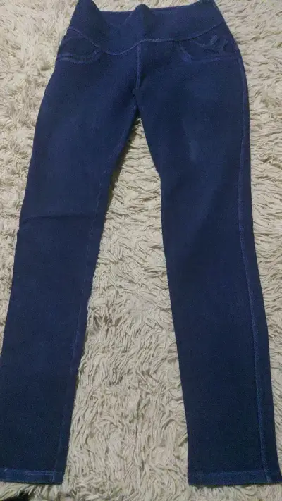 Pantalones leggins azul oscuro para mujer - miniatura 1