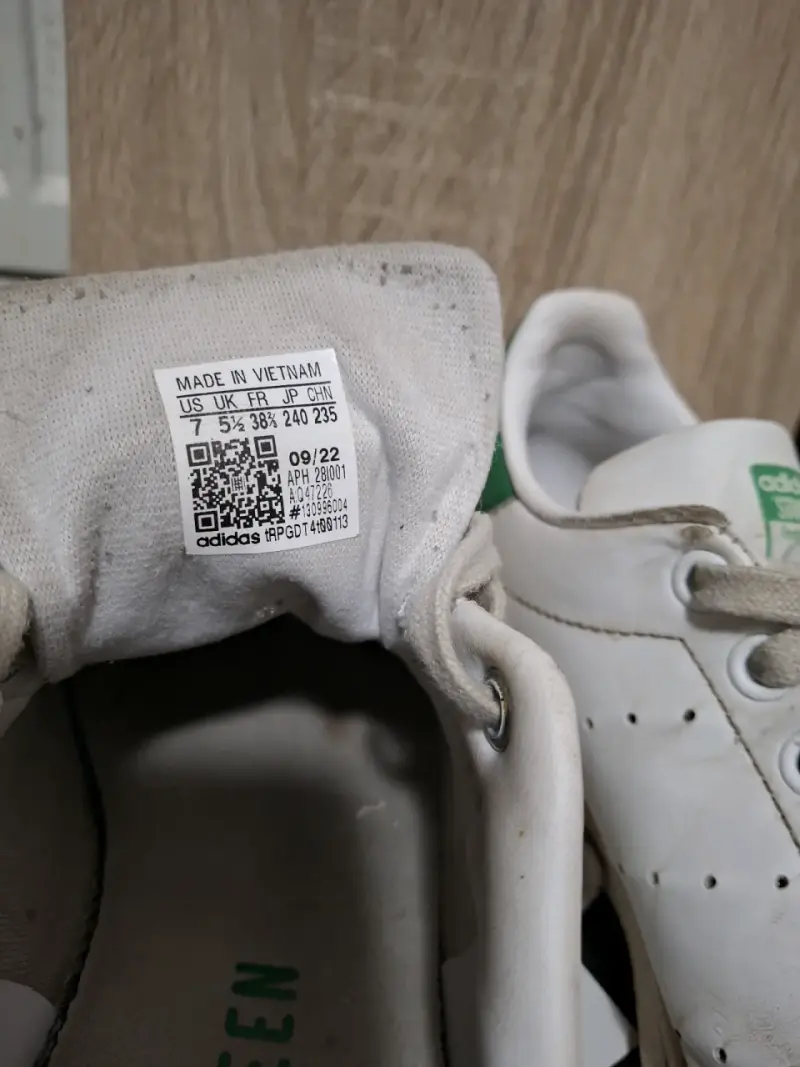 Zapatillas Adidas Stan Smith blancas, usadas - 6