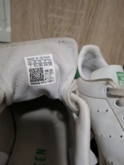 Zapatillas Adidas Stan Smith blancas, usadas - miniatura 6