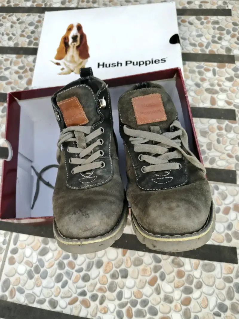 Botas Hush Puppies de gamuza marrón - 2