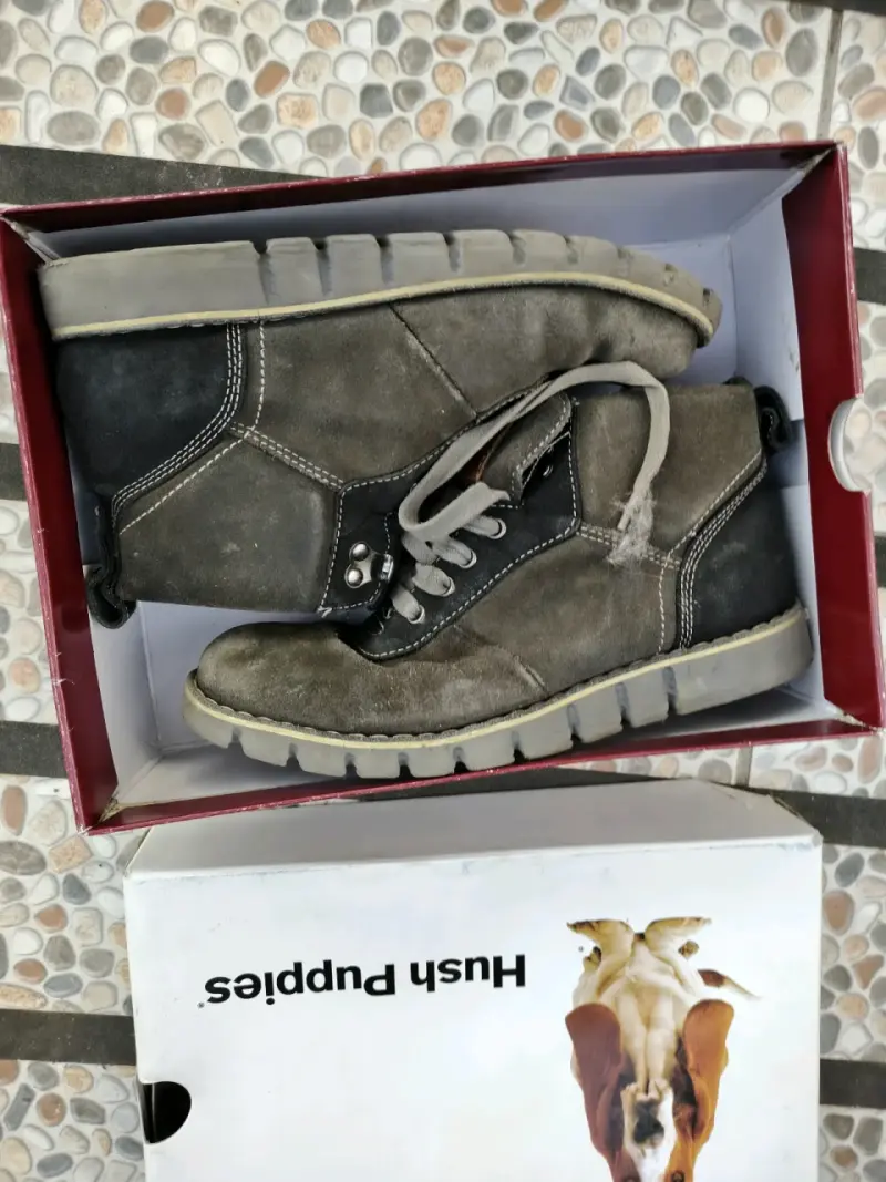 Botas Hush Puppies de gamuza marrón - 3