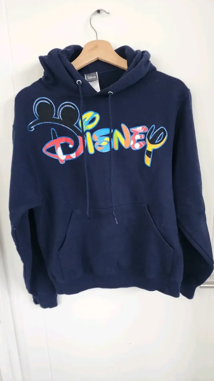 Polerón Disney azul con capucha