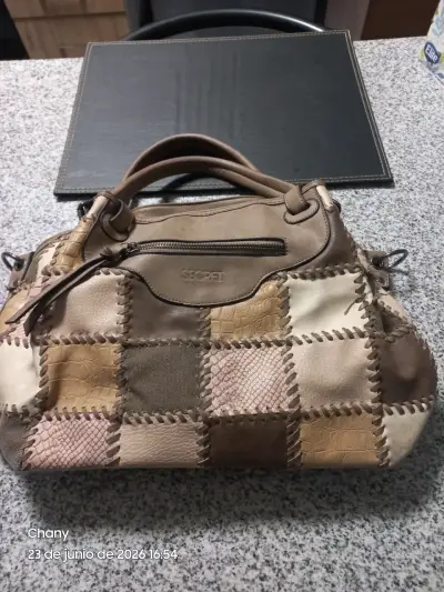 Cartera Amphora gris con correa ajustable - miniatura 6