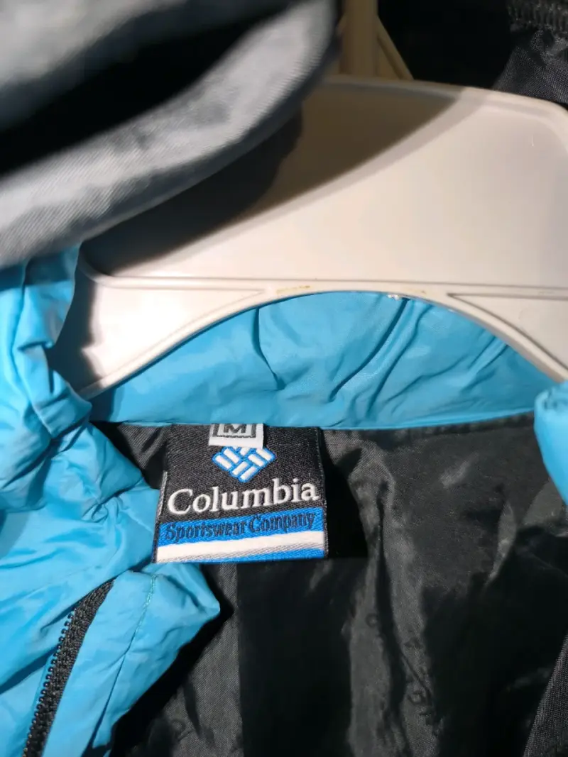 Chaqueta Columbia azul con capucha - 2