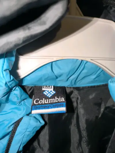 Chaqueta Columbia azul con capucha - miniatura 2