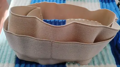 Faja Preparto elástica beige Bunding - miniatura 3