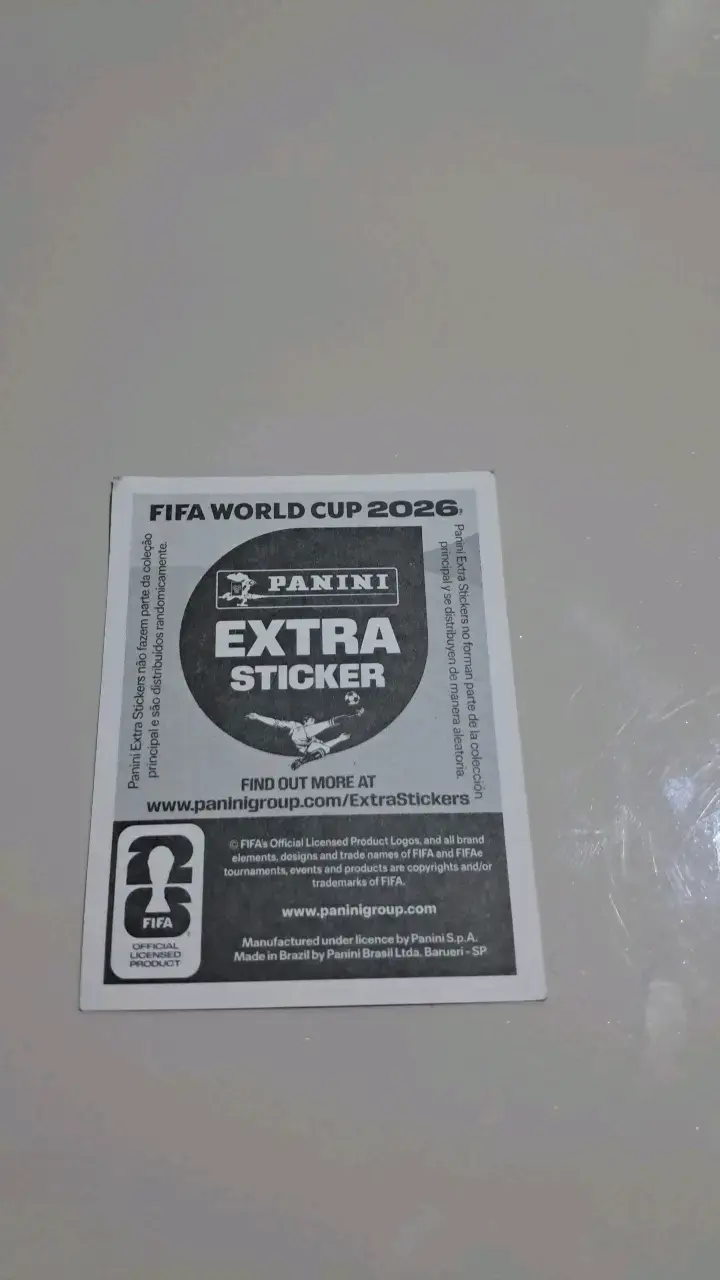 Lámina Panini Christian Pulisic FIFA - 2