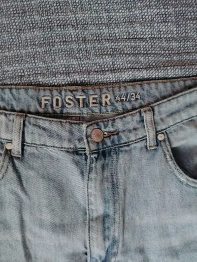 Jeans anchos Foster celestes - miniatura 3