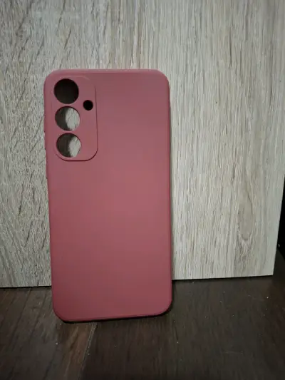 Carcasa color rojo burdeo, Samsung A35 5g - miniatura 1