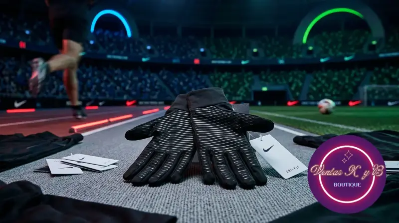 Conjunto deportivo Nike negro con guantes y calcetines - 5