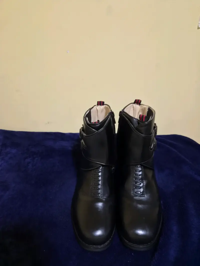 Botas de cuero negras para hombre (de huaso) - 1
