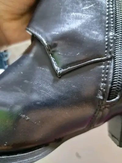Botas de cuero negras para hombre (de huaso) - miniatura 5