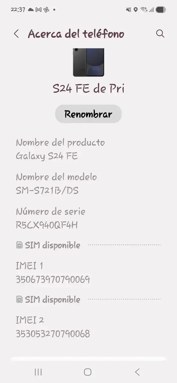 Samsung Galaxy S25 FE en buen estado - 6