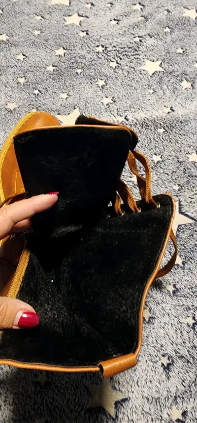Botas de cuero marrón con cierre lateral - miniatura 3