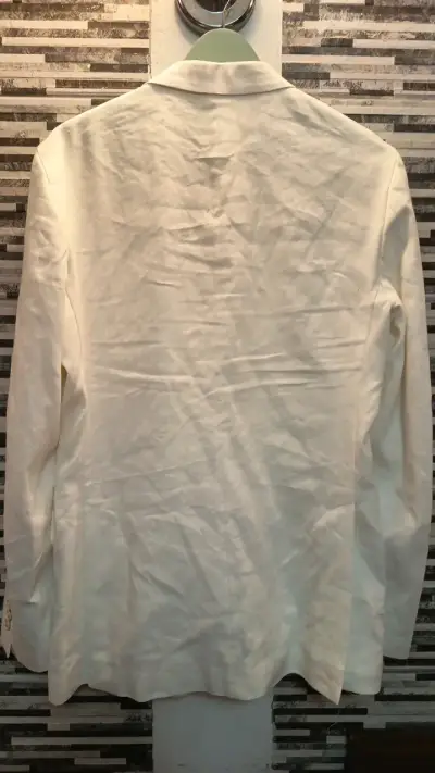 Blazer blanco Zara para hombre talla 40 - M - miniatura 2