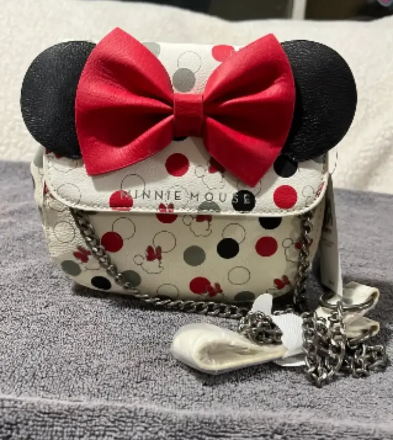 Cartera Minnie Mouse con lazo rojo - 5