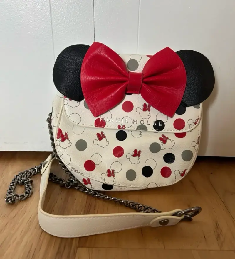 Cartera Minnie Mouse con lazo rojo - 6