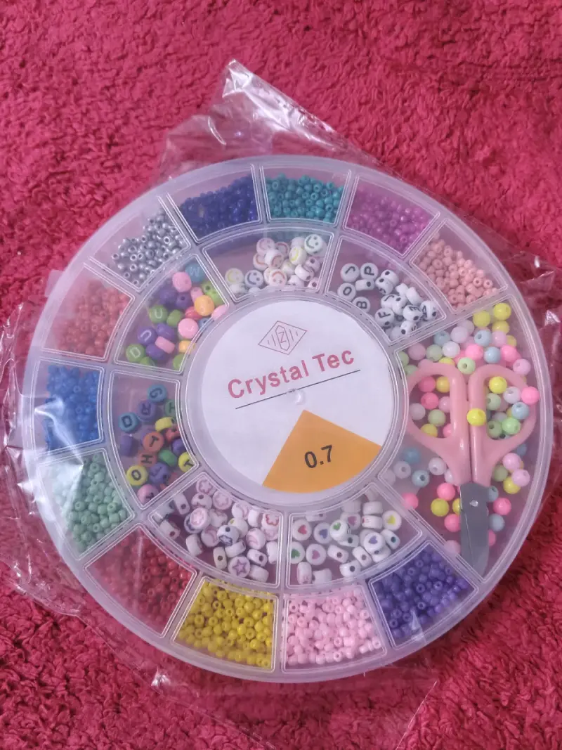 Set de mostacillas Crystal Tec multicolor