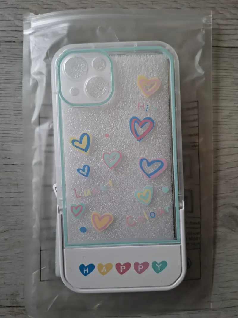 Carcasa para iPhone con diseño de corazones