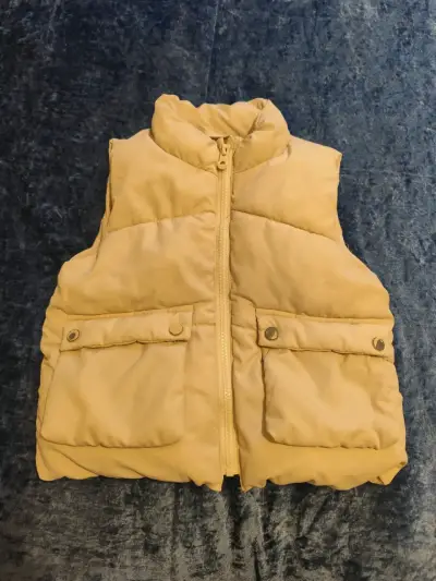 Chaqueta acolchada sin mangas para niña - miniatura 1