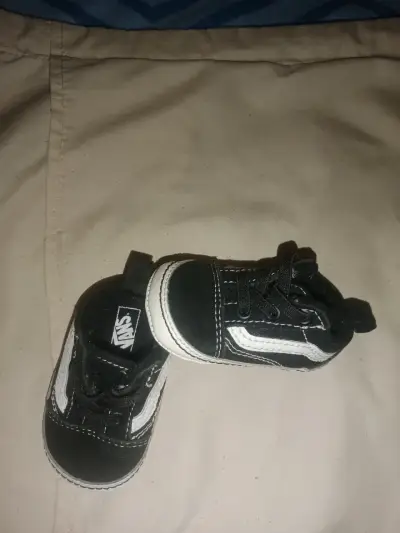Zapatillas Vans negras para bebé - miniatura 1