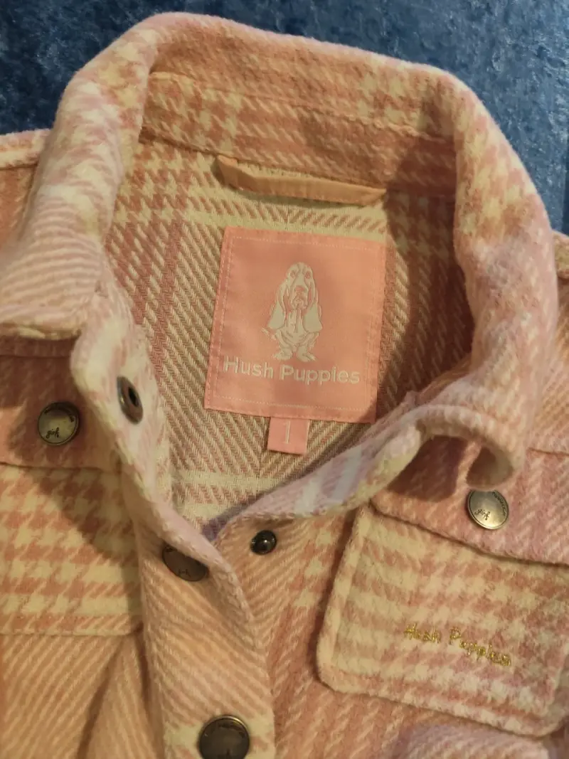 Chaqueta infantil de lana a cuadros - 2