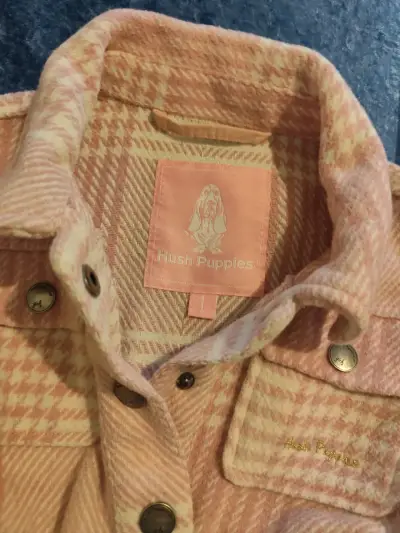 Chaqueta infantil de lana a cuadros - miniatura 2