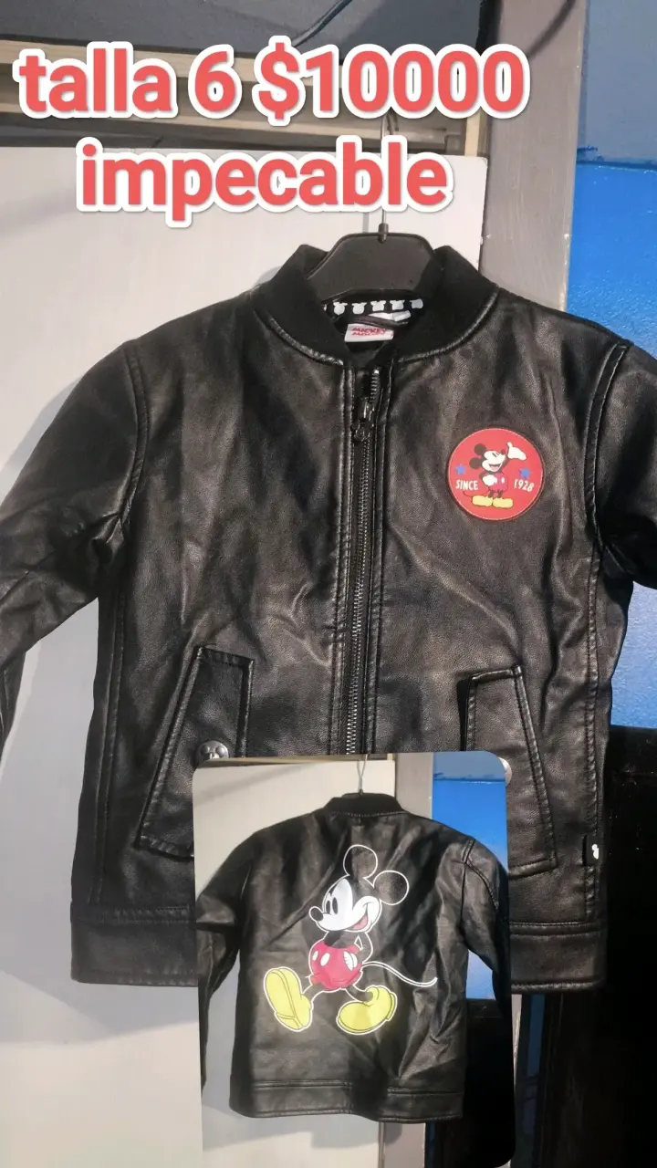 Chaqueta negra para niño talla 6 - 3