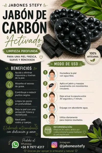 Jabón natural de cúrcuma artesanal - miniatura 5