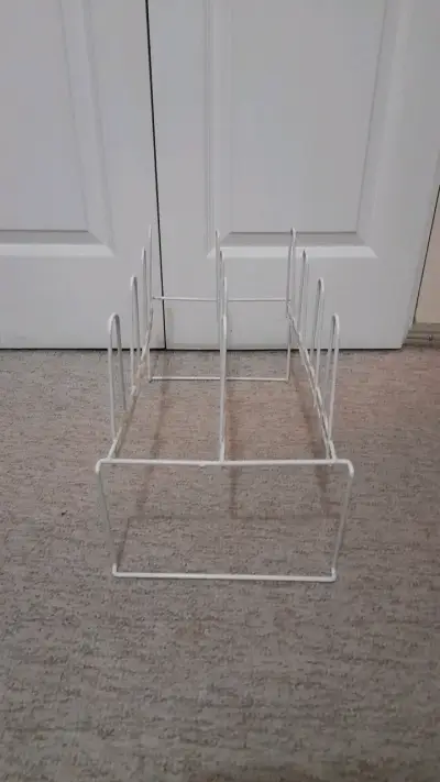 Zapatero metálico blanco para 6 pares - miniatura 2