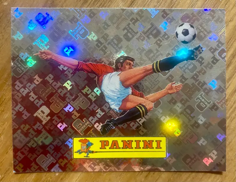 Lámina holográfica 00 Panini mundial de fútbol ret