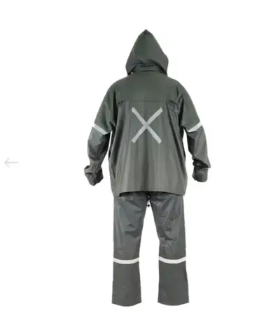 Traje impermeable con capucha reflectante - miniatura 2