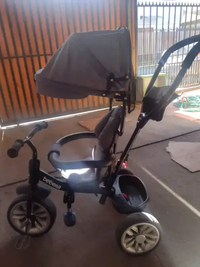 Triciclo para bebé con manillar ajustable - miniatura 5