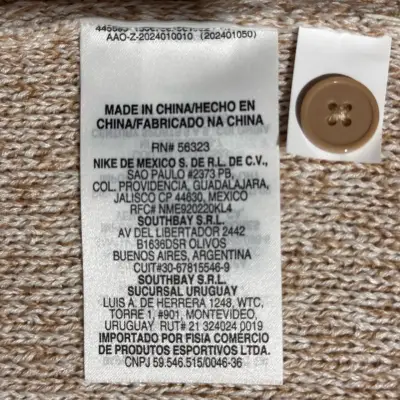 Chaleco sin mangas Air Jordan beige - miniatura 4