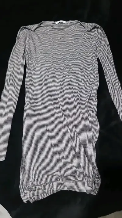 Polera Mango azul con lunares blancos - miniatura 4