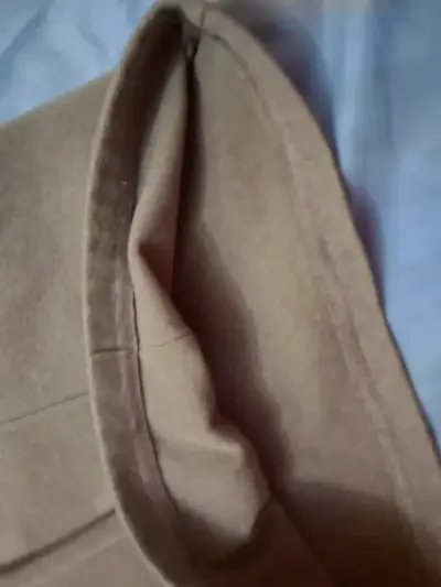 Pantalones acampanados color beige - miniatura 3