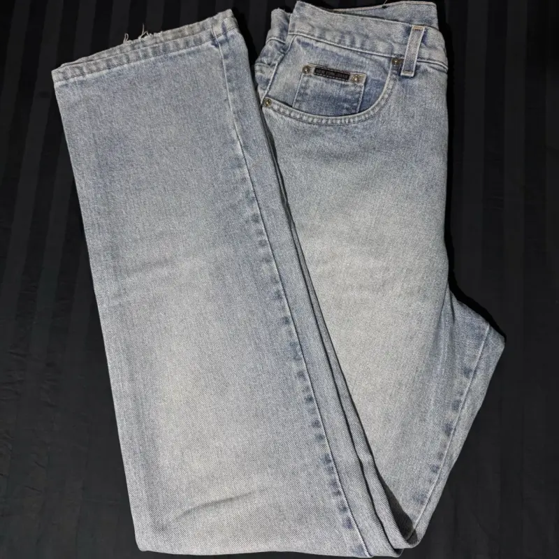 Jeans azul claro de mezclilla - 1