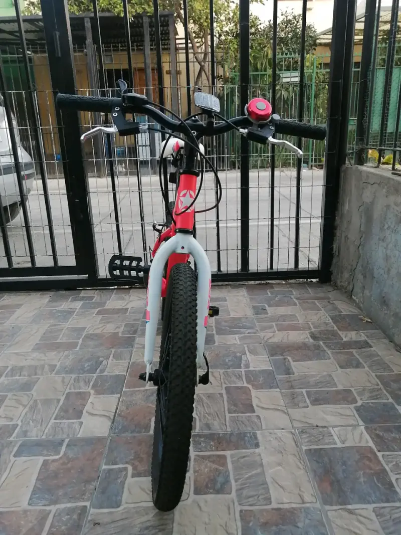 Bicicleta infantil Jeep rosa con suspensión - 2