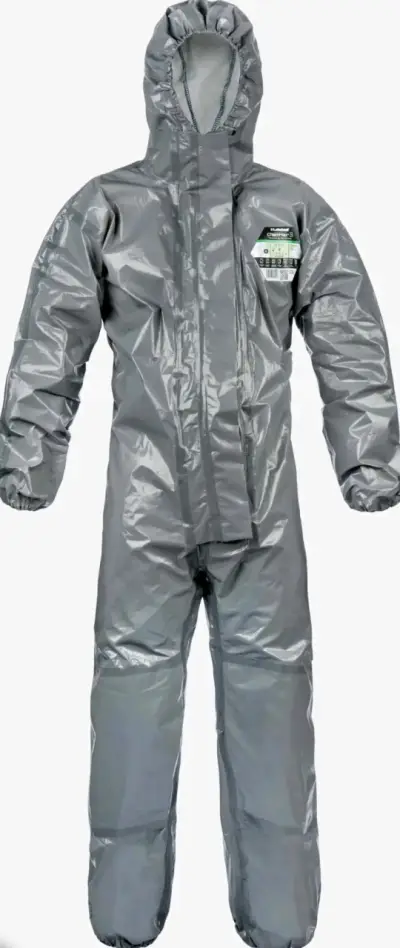 Traje protector químico gris ChemMax 3 - miniatura 1