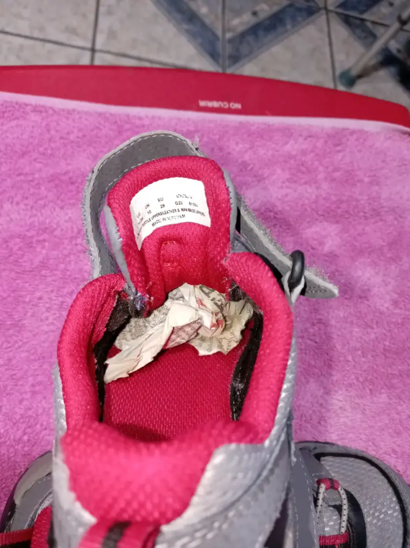 Zapatillas infantiles Merrell grises y rosadas - 3