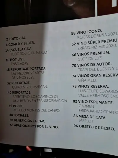 Libro 'Las Mejores Cartas de Vinos 2025' - miniatura 2
