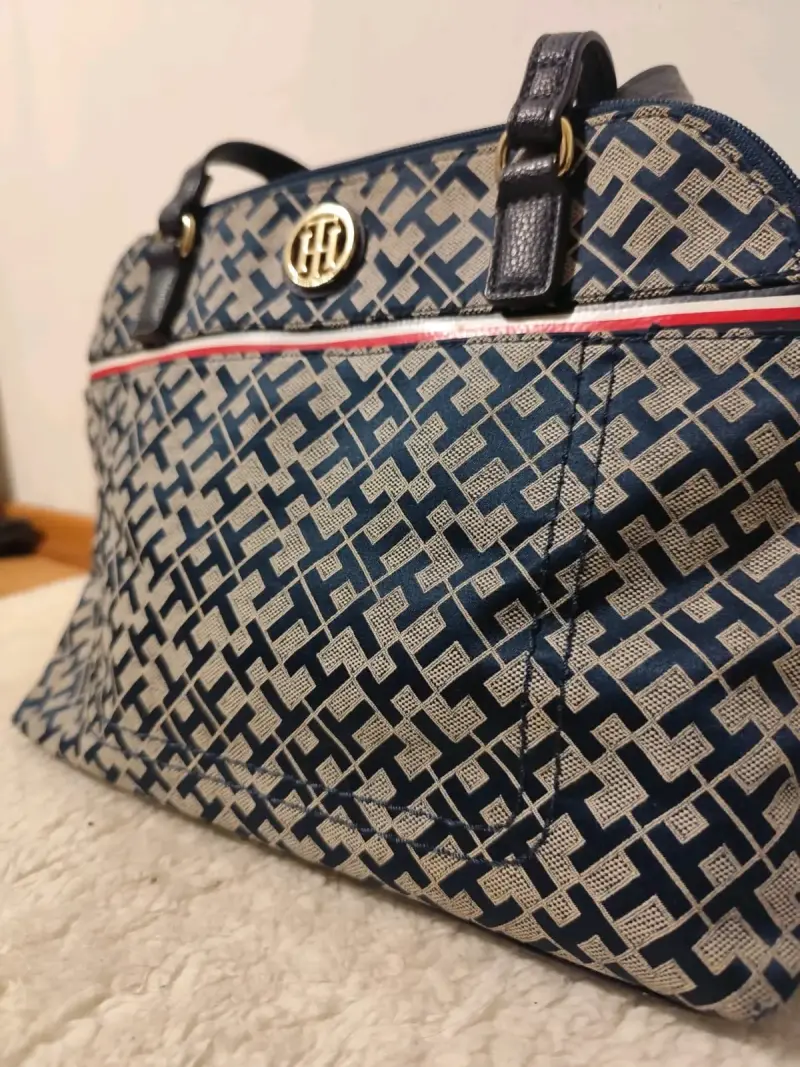 Bolso Tommy Hilfiger azul estampado - 2