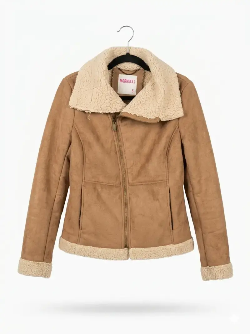 Chaqueta de gamuza con forro de lana Mornikk