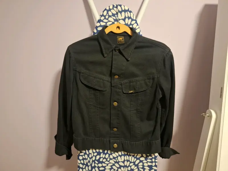 Chaqueta de mezclilla Lee negra - 1