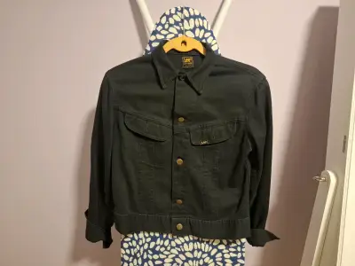 Chaqueta de mezclilla Lee negra - miniatura 1