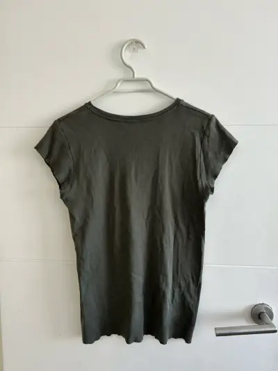 Polera verde Zara básica para mujer - miniatura 2