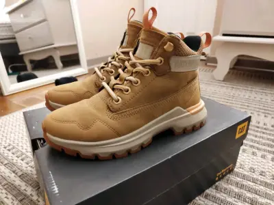 Botas Caterpillar marrón claro para mujer - miniatura 1