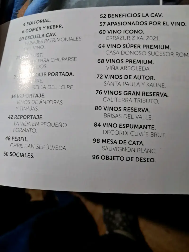 Revista La CAV Sancerre Estrella del Loira - 3